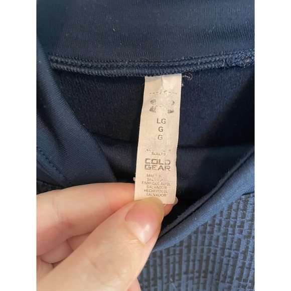 Under Armour ColdGear Sweatshirt Women’s Large Cozy Neck Pullover Blue - Picture 5 of 5